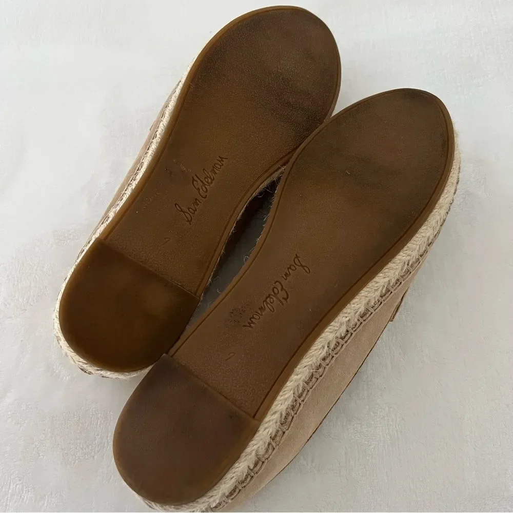 Sam Edelman Tan Espadrille Flats - Picture 9 of 12